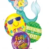 Funtastic Balloon Creations Little Mermaid Get Well Bouquet (4 Foils)