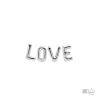 Funtastic Balloon Creations LOVE Silver Block Love & Romance