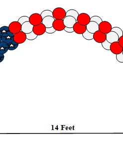 Funtastic Balloon Creations Decor Americana Arch