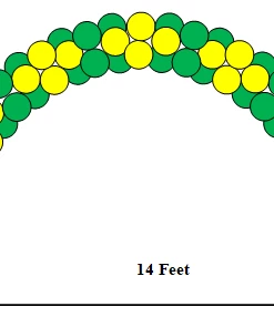 Funtastic Balloon Creations 2 Color Double Point Arch