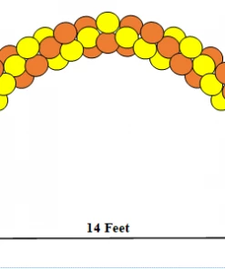 Funtastic Balloon Creations Spiral Arch Point Up At Center Decor