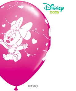 Funtastic Balloon Creations Disney Minnie Mouse Baby Hearts Latex Single Latex Balloons