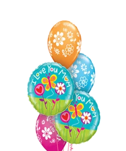 Funtastic Balloon Creations Seasonal Mother's Day Manager Bouquet (2 Foils, 3 Latex)