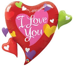 Funtastic Balloon Creations I Love You Single Foils