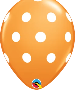 Funtastic Balloon Creations 11" Big Polka Dots Round Latex Balloons Single Latex Balloons