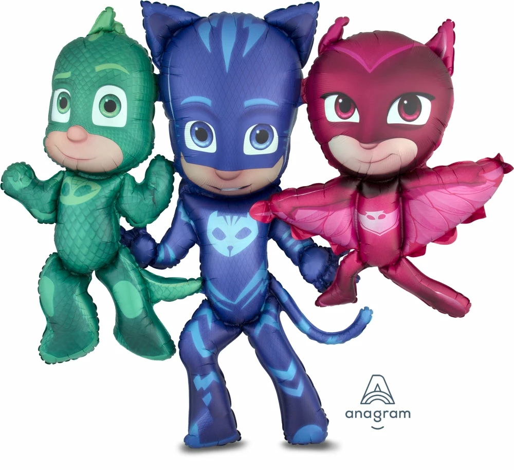 Funtastic Balloon Creations PJ MAsk Airwalker (1 Airwalker, 3 Characters) Birthday 4 Funtastic Balloon Creations PJ MAsk Airwalker (1 Airwalker, 3 Characters) Birthday