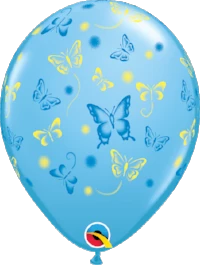 Funtastic Balloon Creations Single Latex Balloons 11" Spring And Easter Round Butterflies Latex