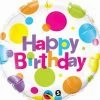 Funtastic Balloon Creations Happy Birthday Polka Dots Single Foils