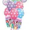 Funtastic Balloon Creations Princess Birthday Cinderella Carriage Bouquet (6 Latex, 3 Foils)