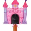 Funtastic Balloon Creations Single Foils Happy Birthday Princess Castle Mailbox