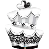 Funtastic Balloon Creations Wedding Cake Single Foils