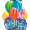 Funtastic Balloon Creations Retirement Bouquet (3 Foils, 6 Agates) Congratulations