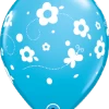 Funtastic Balloon Creations 11" Spring & Easter Daisies & Butterflies Latex