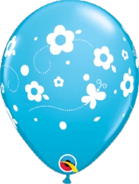Funtastic Balloon Creations 11" Spring & Easter Daisies & Butterflies Latex