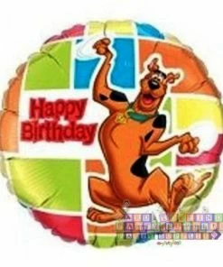 Funtastic Balloon Creations Single Foils Happy Birthday Scooby-Doo