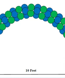 Funtastic Balloon Creations 2 Color Block Arch Decor