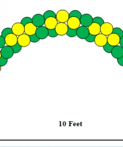 Funtastic Balloon Creations 2 Color Double Point Arch