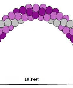 Funtastic Balloon Creations Spiral Arch Pointing Down