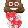 Funtastic Balloon Creations Love & Romance Stinking Cute Bouquet (1 Large Foil, 2 Small Foils, 2 Latex)