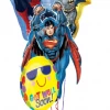 Funtastic Balloon Creations Superhero Get Well Bouquet (4 Foils)