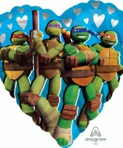 Funtastic Balloon Creations Single Foils Teenage Mutant Ninja Turtle Heart