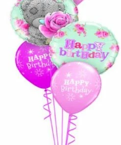 Funtastic Balloon Creations Tatty Teddy Birthday Classic (2 Foils, 3 Latex)