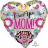 Funtastic Balloon Creations Thank You Mom Singing Single Foils