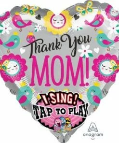 Funtastic Balloon Creations Thank You Mom Singing Single Foils