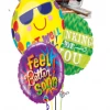 Funtastic Balloon Creations Thomas Get Well Bouquet (4 Foils)
