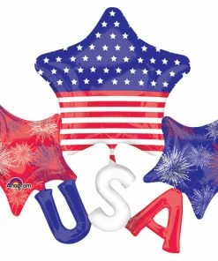 Funtastic Balloon Creations 51" USA Stars Multi Balloon