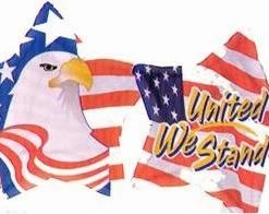Funtastic Balloon Creations Double Sided Eagle "United We Stand" Single Foils