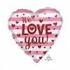 Funtastic Balloon Creations We Love You Hearts And Stripes