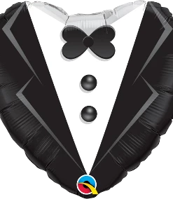 Funtastic Balloon Creations Single Foils Tuxedo Heart
