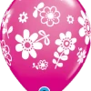 Funtastic Balloon Creations 11" Spring & Easter Round Contempo Daisies Latex