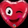 Funtastic Balloon Creations Single Foils Winking Red Heart