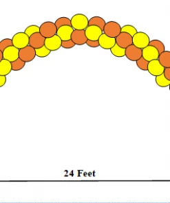 Funtastic Balloon Creations Spiral Arch Point Up At Center Decor