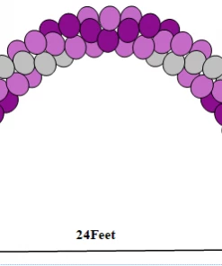 Funtastic Balloon Creations Spiral Arch Pointing Down