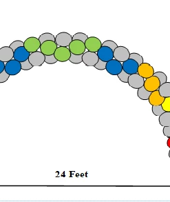 Funtastic Balloon Creations Zig Zag Arch Decor