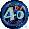 Funtastic Balloon Creations Holographic Oh No The BIG 40