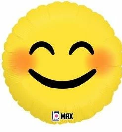 Funtastic Balloon Creations Single Foils Blushing Emoji