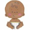 Funtastic Balloon Creations Brown Newborn Baby Super Shape