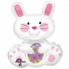 Funtastic Balloon Creations Single Foils Bunny Super Shape
