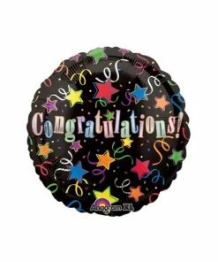 Funtastic Balloon Creations Single Foils Congratulations Stars