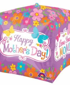 Funtastic Balloon Creations Happy Mother's Day Cubez Single Foils
