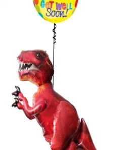 Funtastic Balloon Creations Dinosaur Get Well Airwalker (1 Airwalker, 1 Foil)