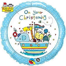 Funtastic Balloon Creations On Your Christening Baby Boy