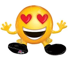 Funtastic Balloon Creations Single Foils Sitting Emoticon