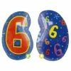 Funtastic Balloon Creations Single Foils 2 Sided Number 6