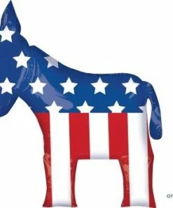 Funtastic Balloon Creations Patriotic Donkey Super Shape