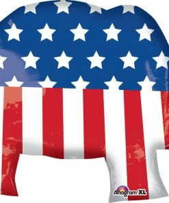 Funtastic Balloon Creations Election Elephant Super Shape Single Foils